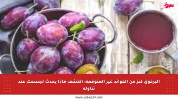 البرقوق كنز من الفوائد غير المتوقعة: اكتشف ماذا يحدث لجسمك عند تناوله
